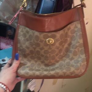 Coach Brown and Tan Women's Bag